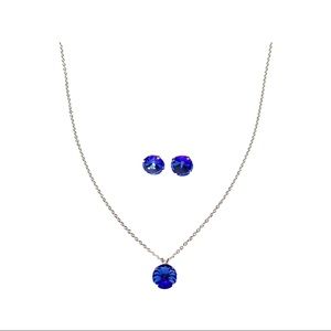 Sapphire Love Swarovski Jewelry Set